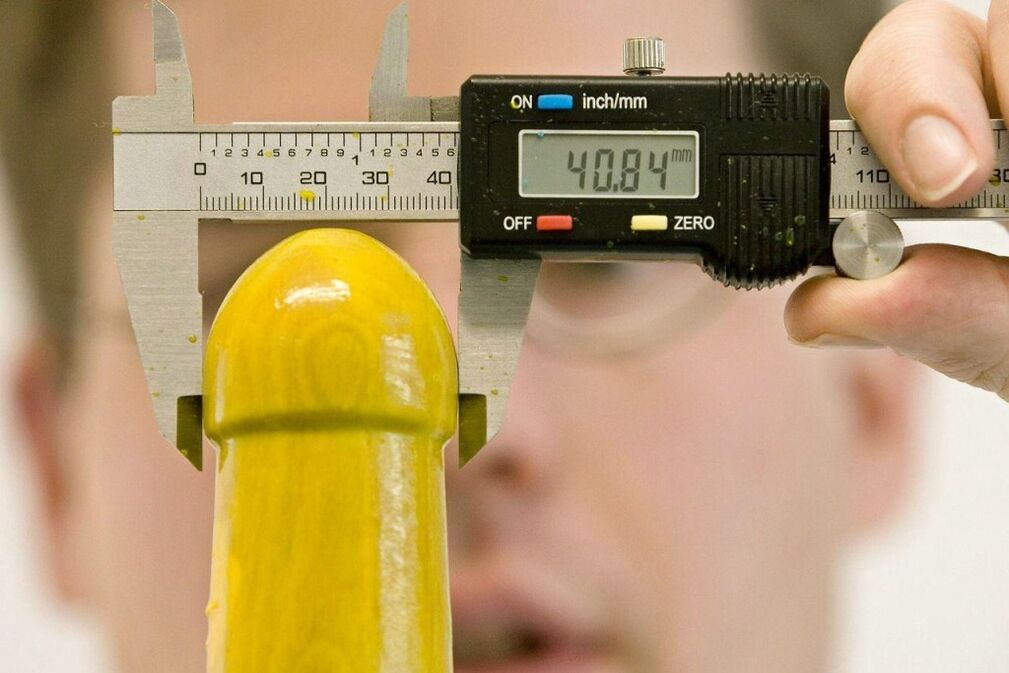 a pénisz térfogatának mérése a bővítés előtt